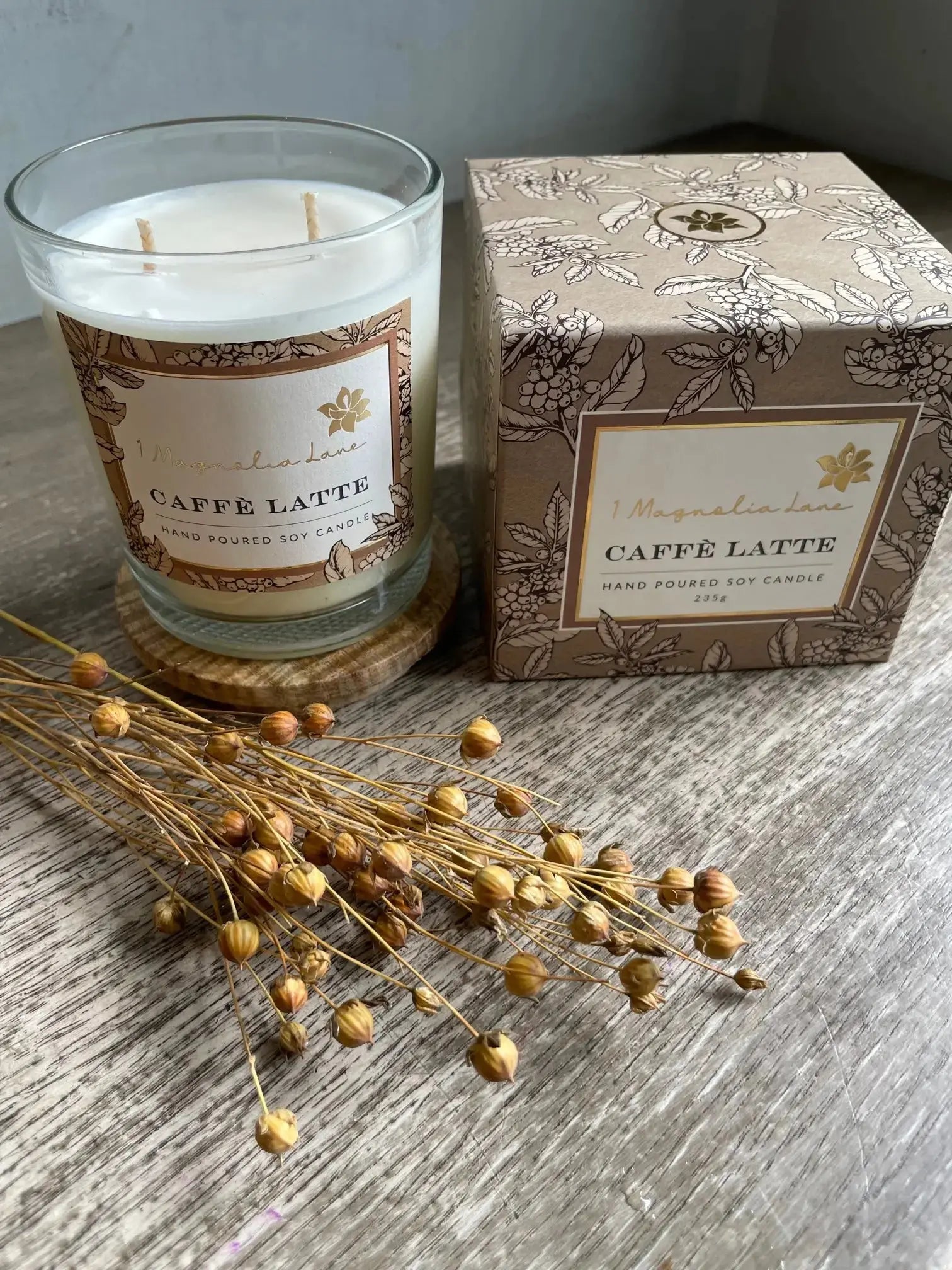 Caffe Latte Candle 1magnolialane