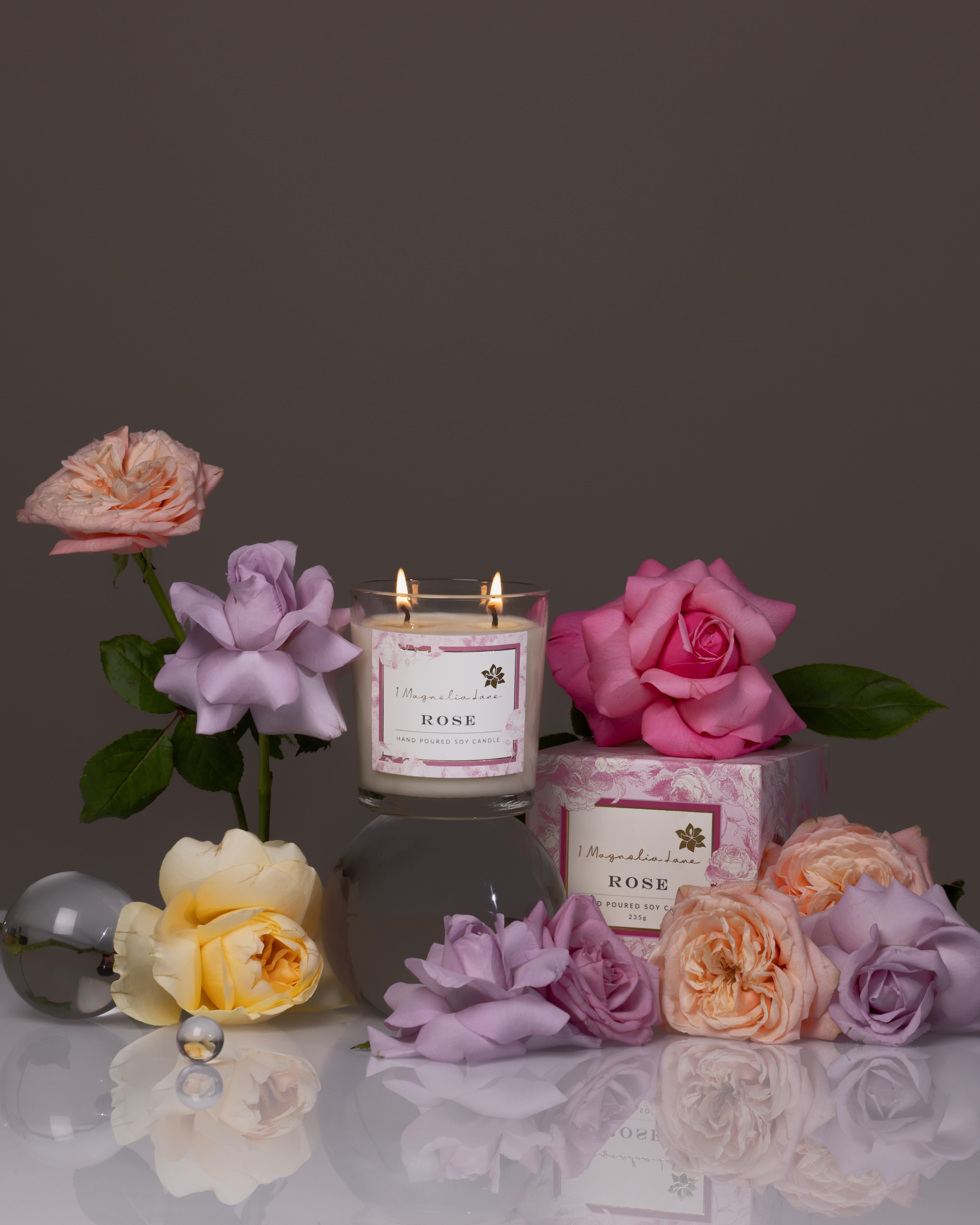 Rose Candle