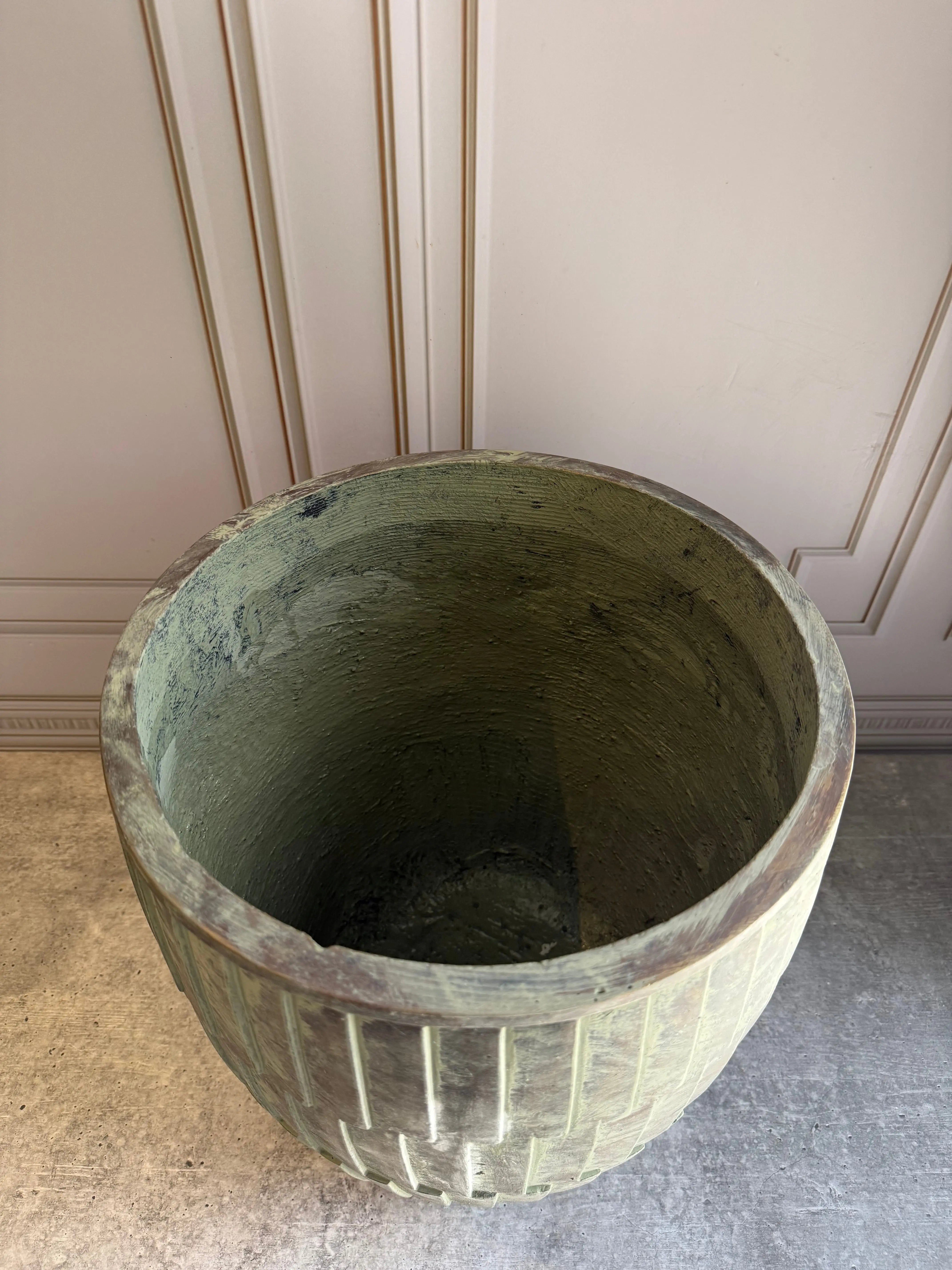 Rustic Flute Vase 1 Magnolia Lane Mumbai