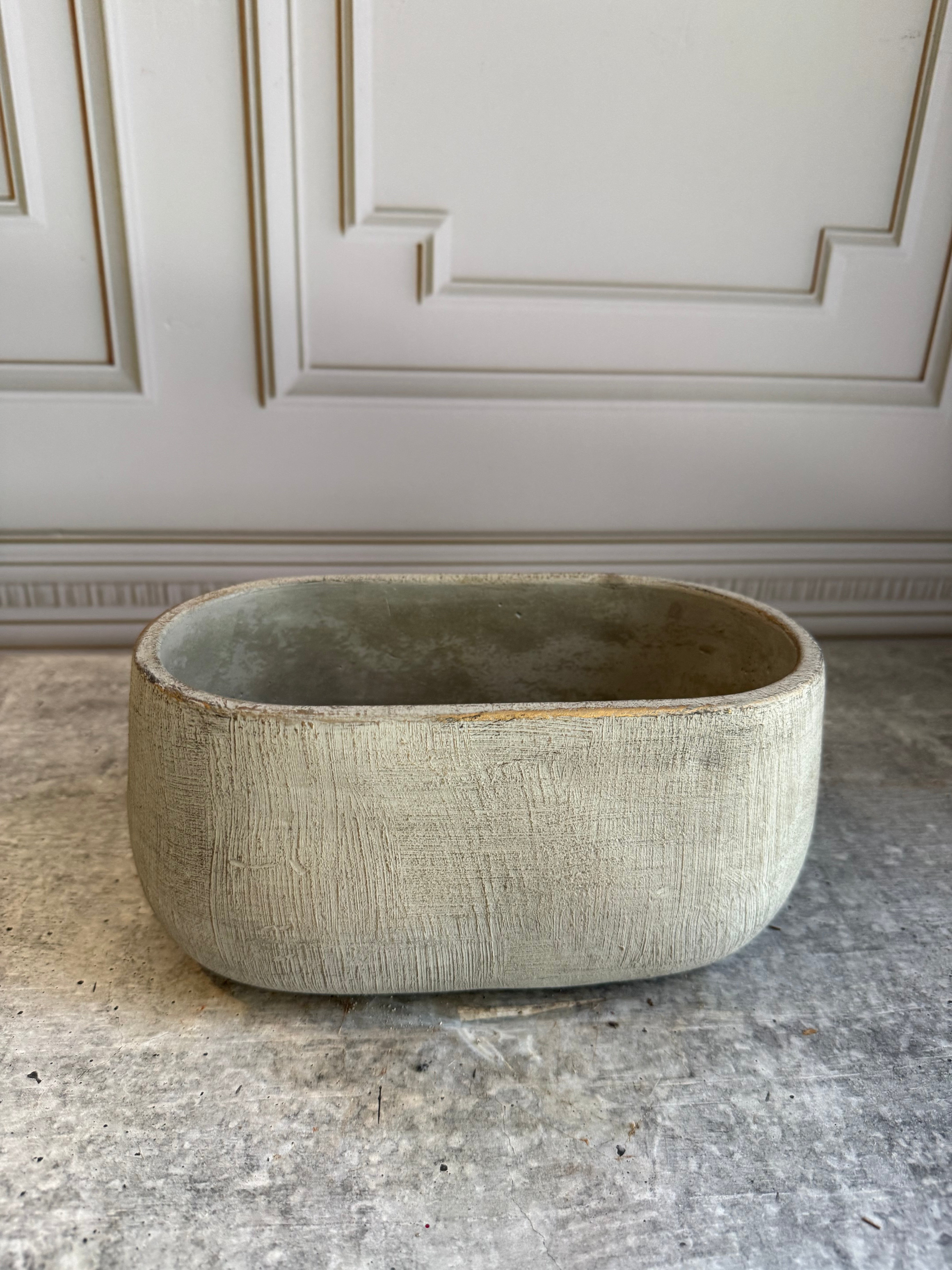 Ash Oval Planter 1 Magnolia Lane Mumbai
