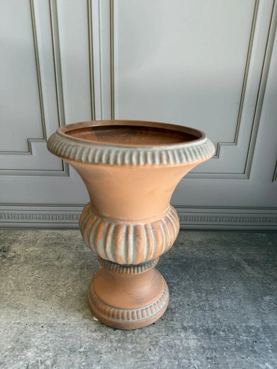 Terracotta Fluted Urn 1 Magnolia Lane Mumbai